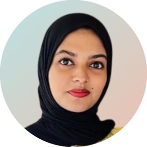 Professional portrait of a female SEO expert, representing confidence, expertise, and dedication to digital marketing success.